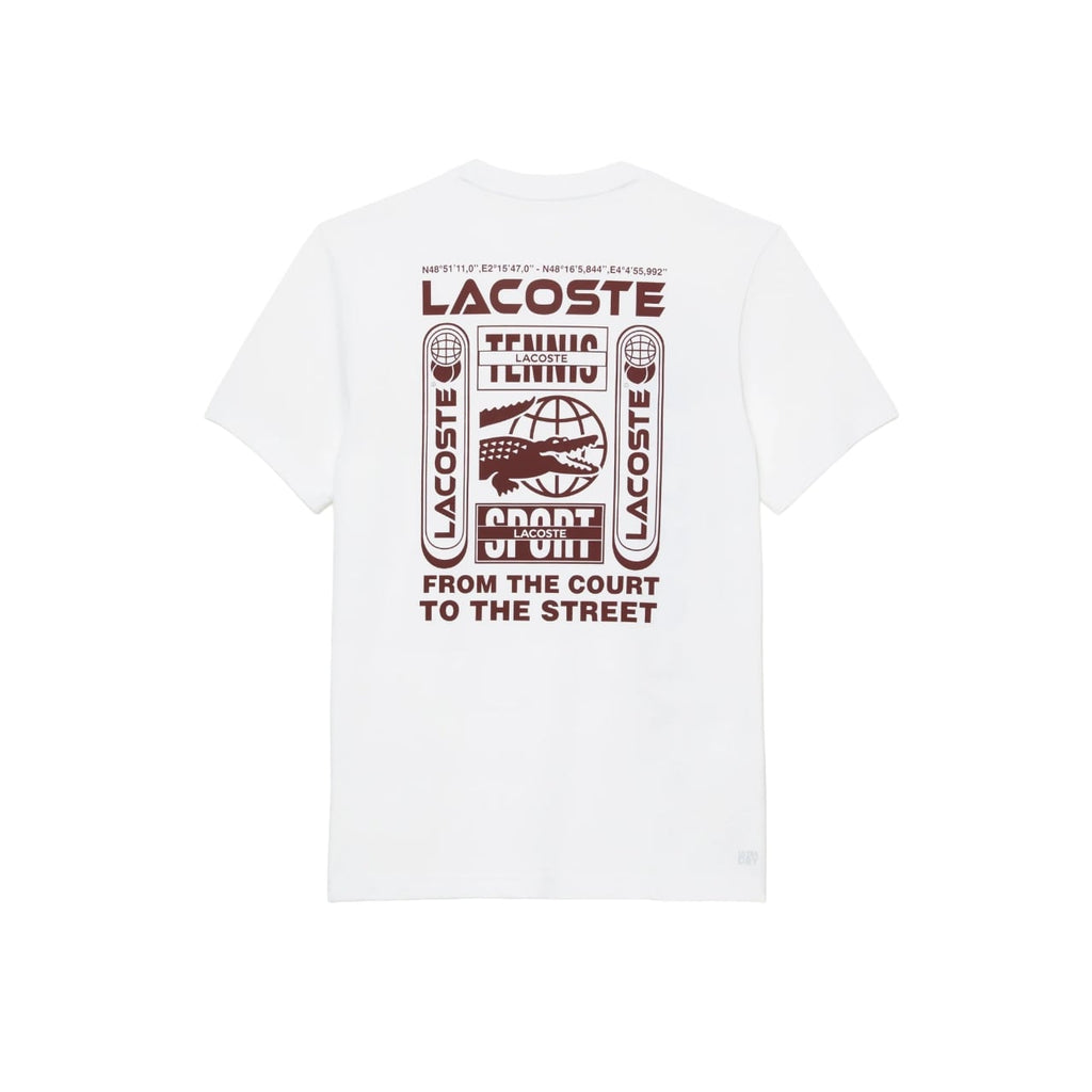 Lacoste Men's Short Sleeve Graphic Tennis Performance T-Shirt 