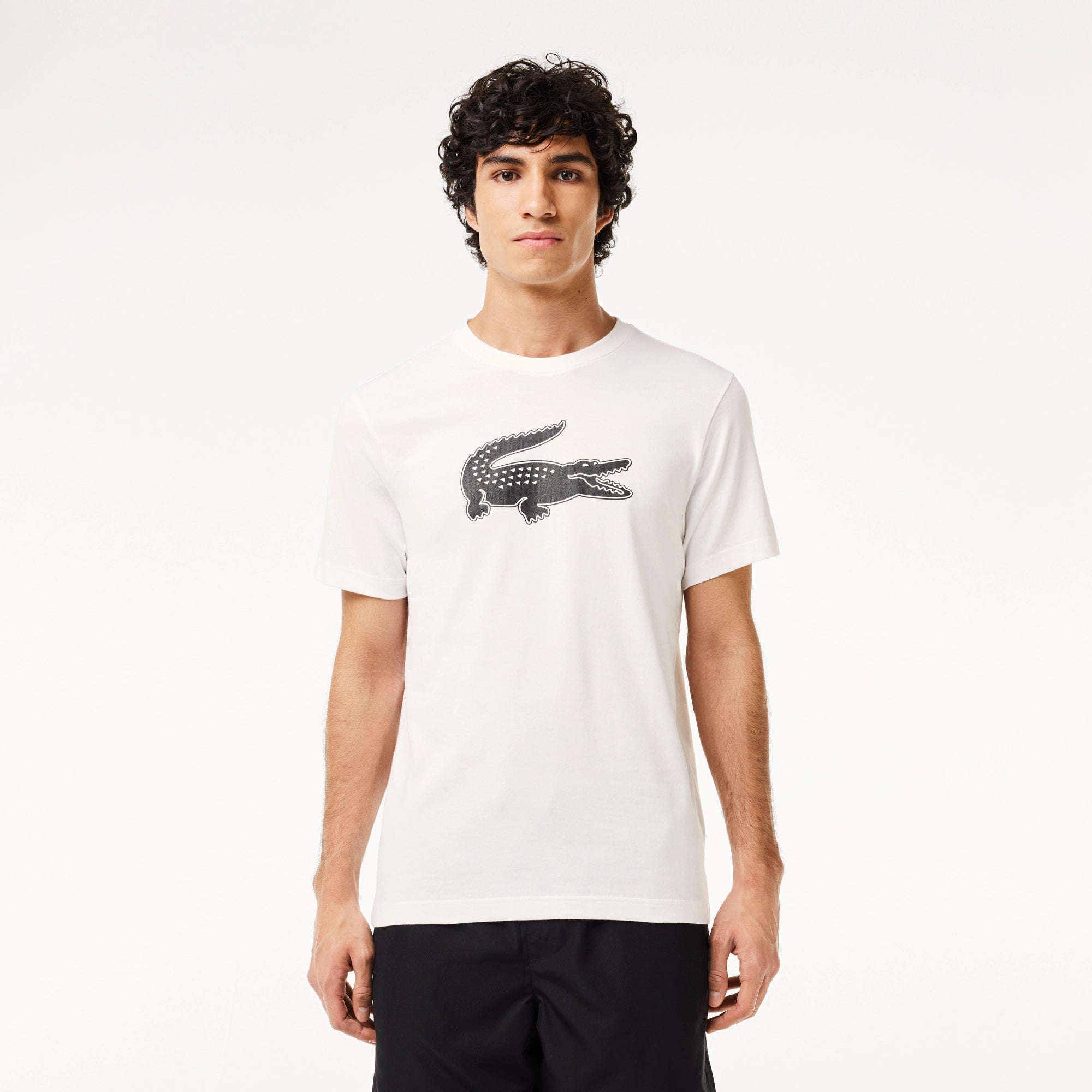 Lacoste Men's Sport 3D Print Croc Jersey T-Shirt