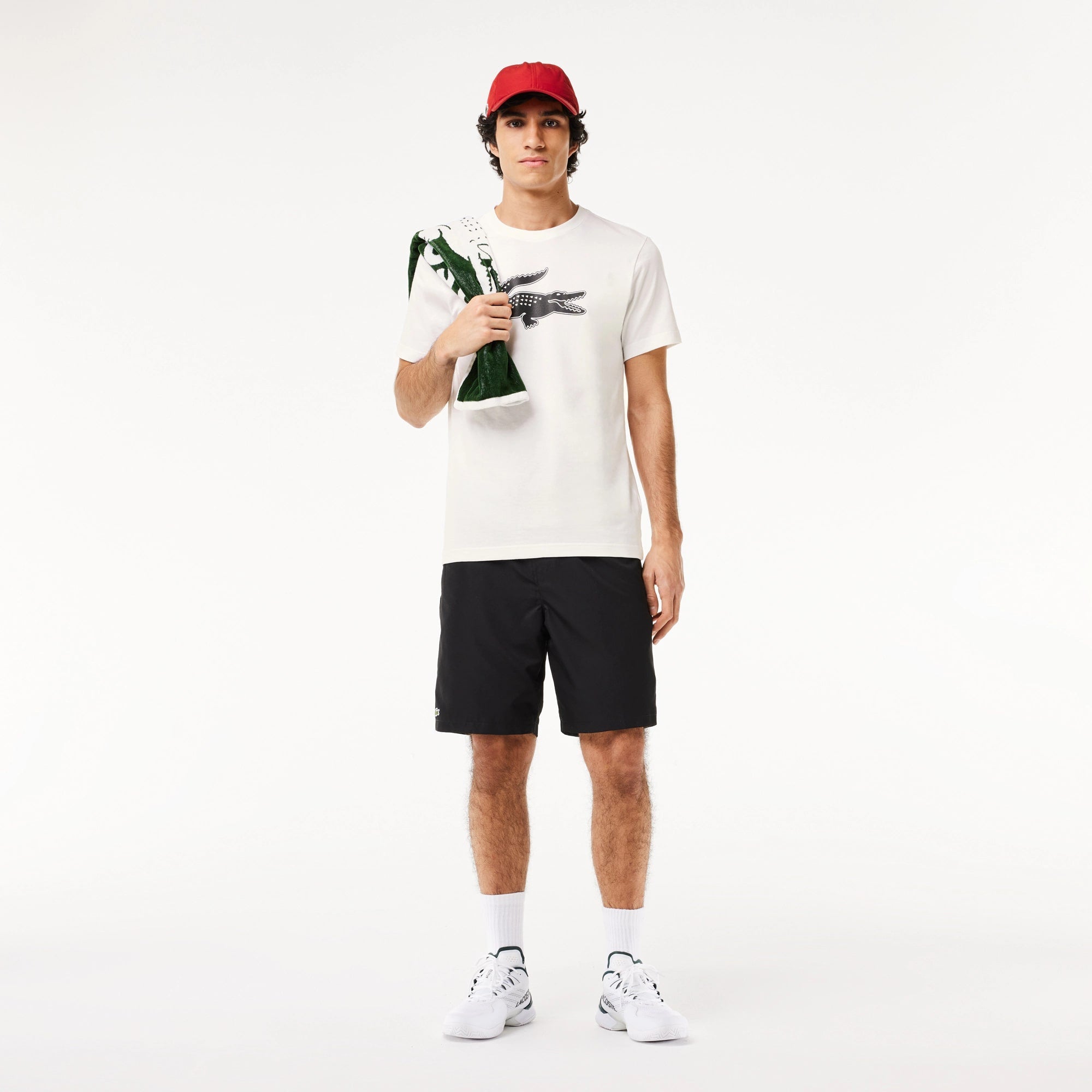 Lacoste Men's Sport 3D Print Croc Jersey T-Shirt
