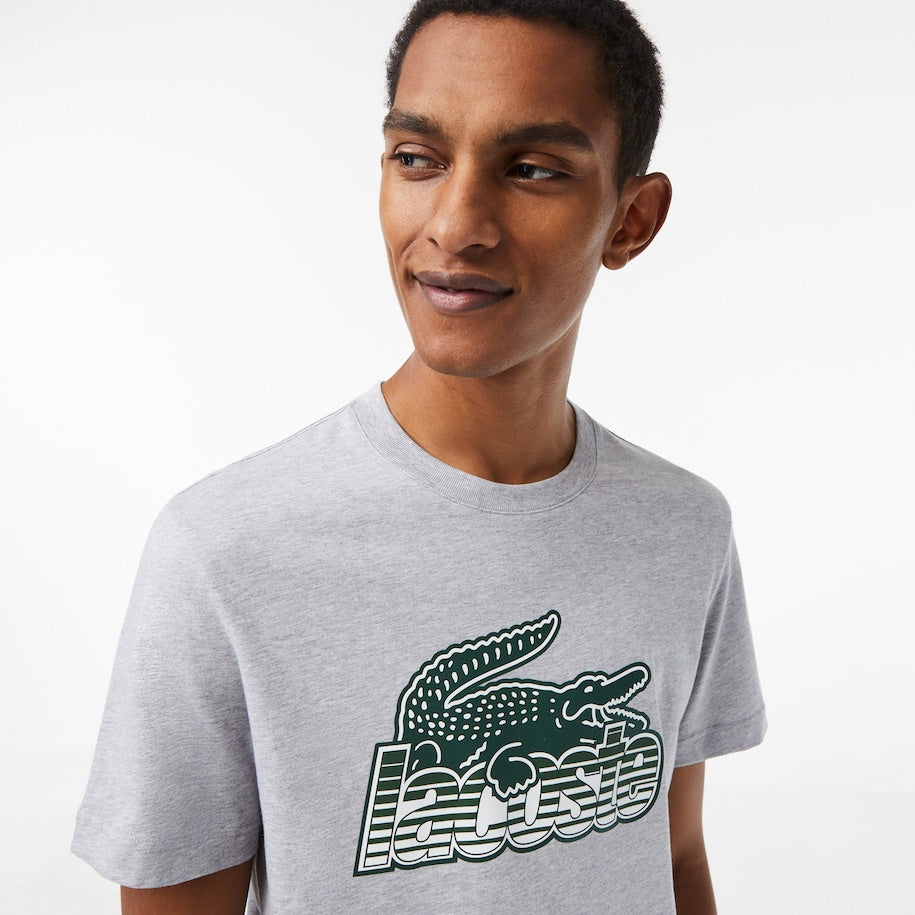 Lacoste Men's Regular Fit Croc Logo Short Sleeve T-Shirt