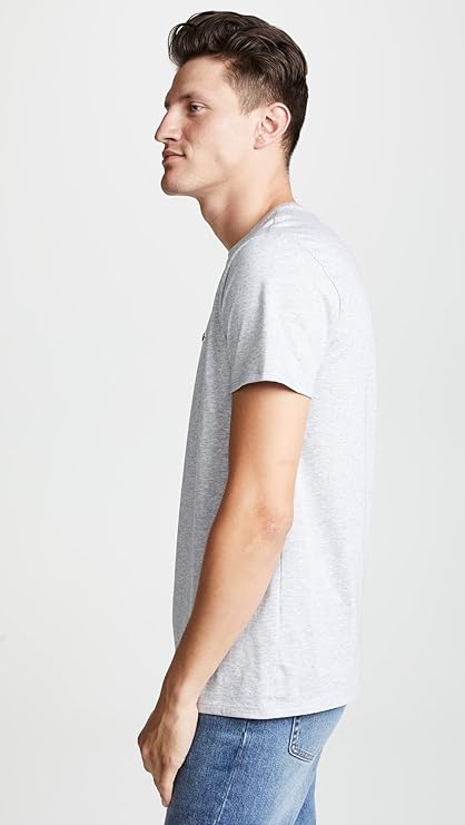 Lacoste mens Short Sleeve Crew Neck Pima Cotton Jersey T-shirt