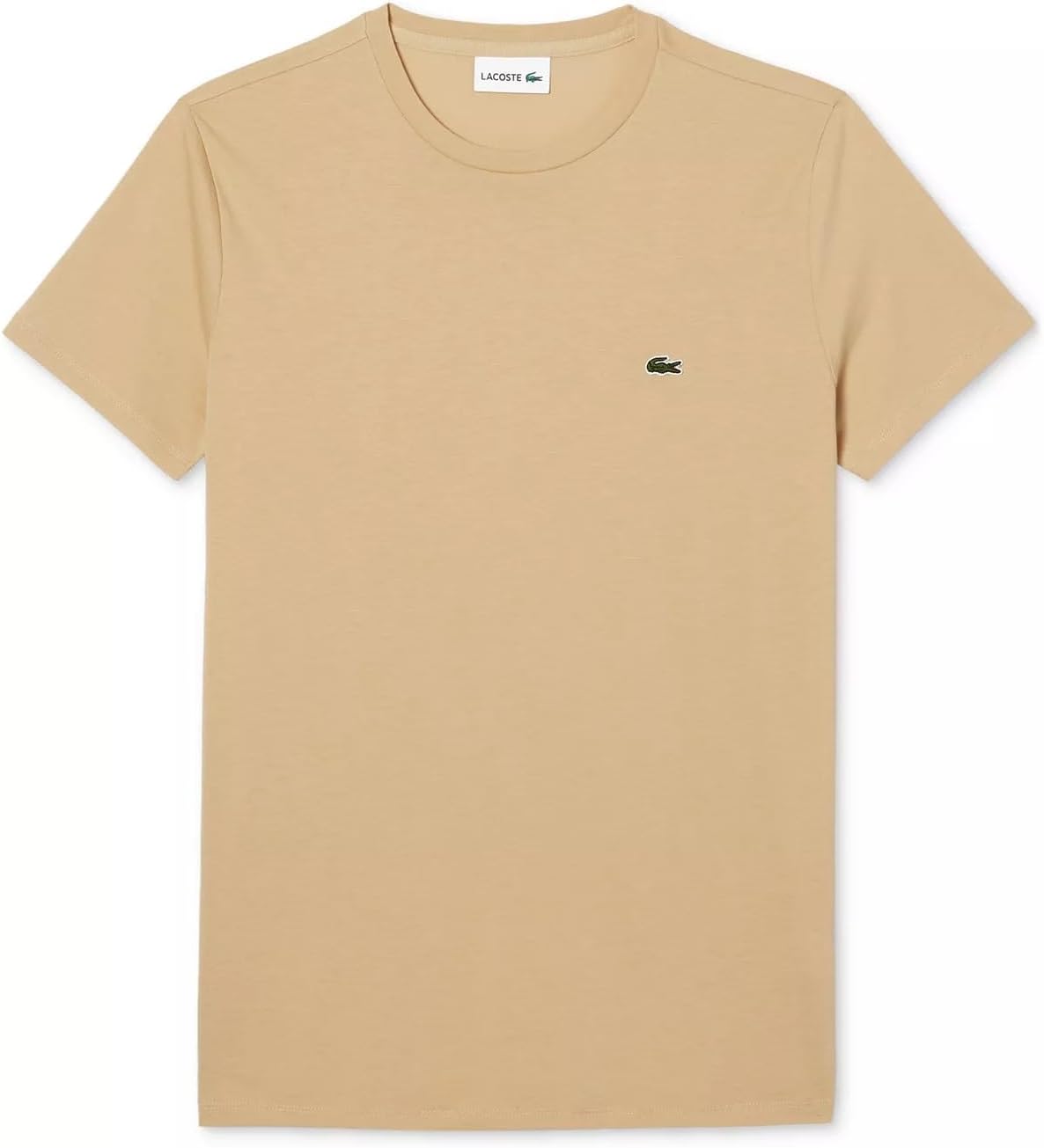 Lacoste mens Short Sleeve Crew Neck Pima Cotton Jersey T-shirt