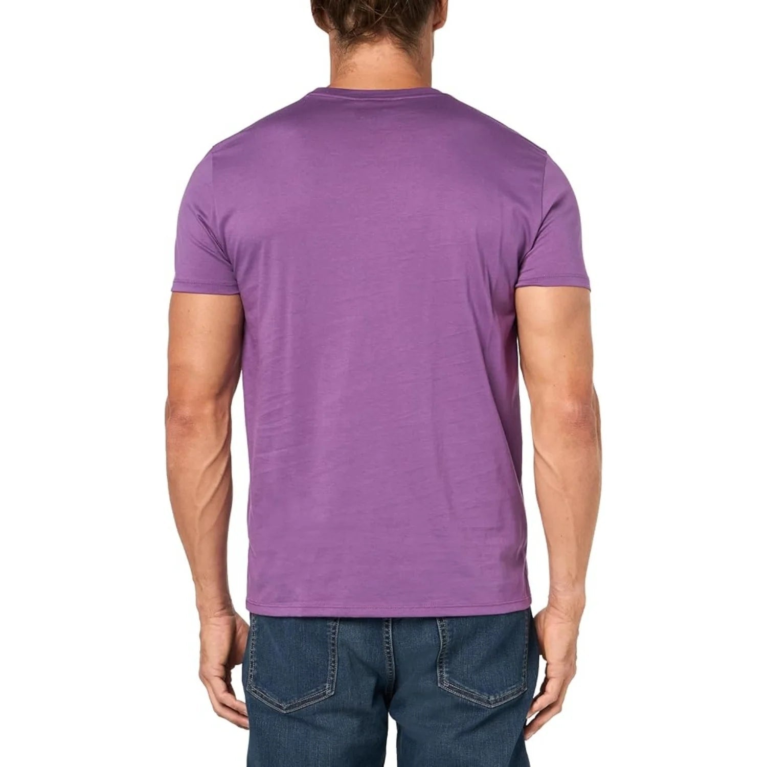 Lacoste mens Short Sleeve Crew Neck Pima Cotton Jersey T-shirt