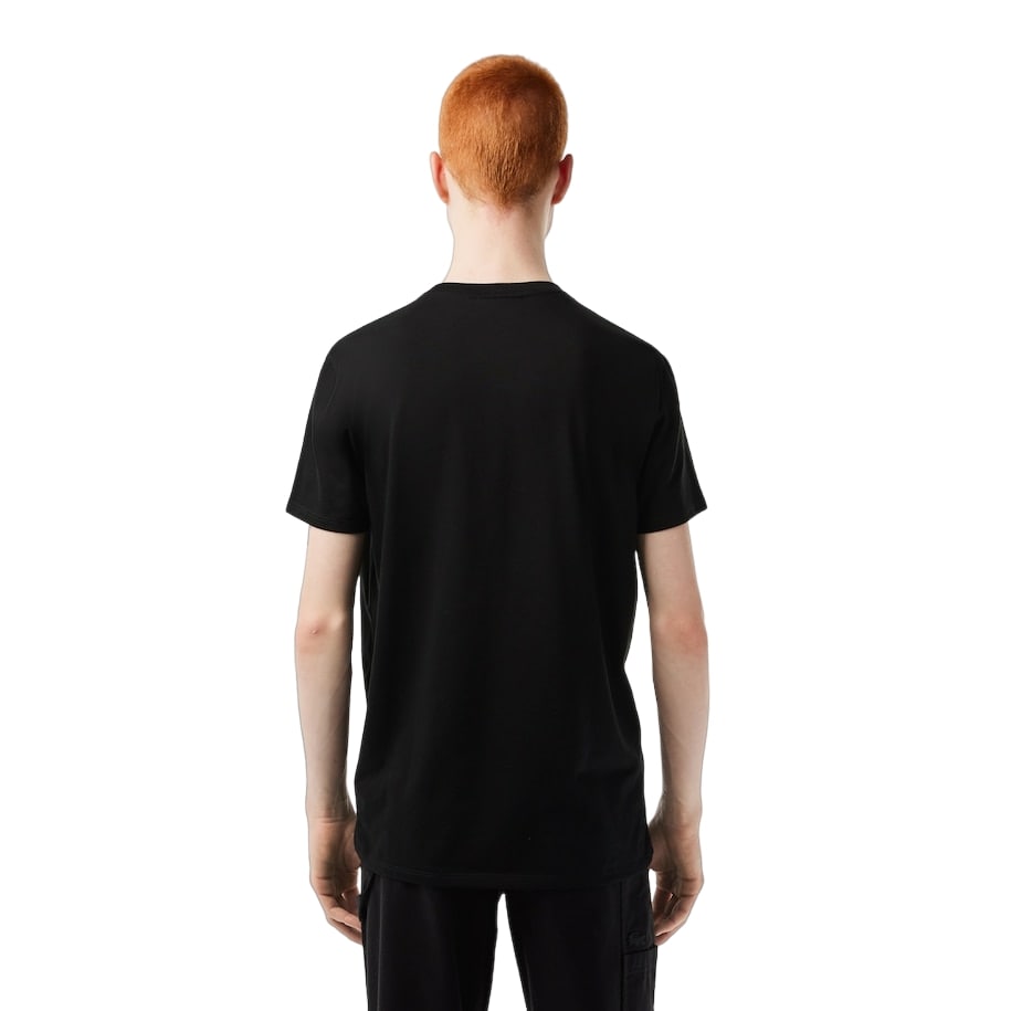 Lacoste mens Short Sleeve Crew Neck Pima Cotton Jersey T-shirt