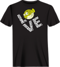 Love Fishing Green Blowfish Globe Man T-Shirt