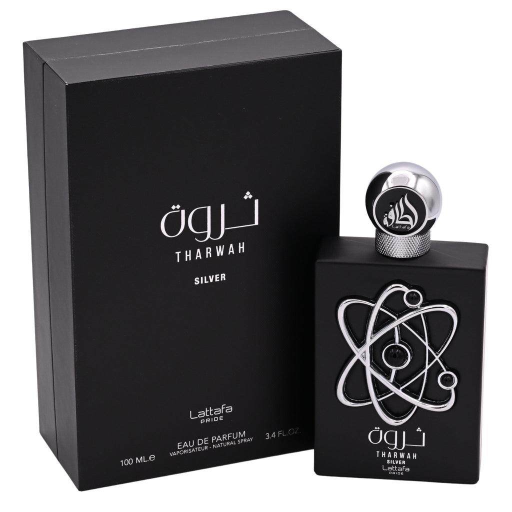 Lattafa Pride Tharwah Silver Unisex Eau De Parfum 3.4 oz