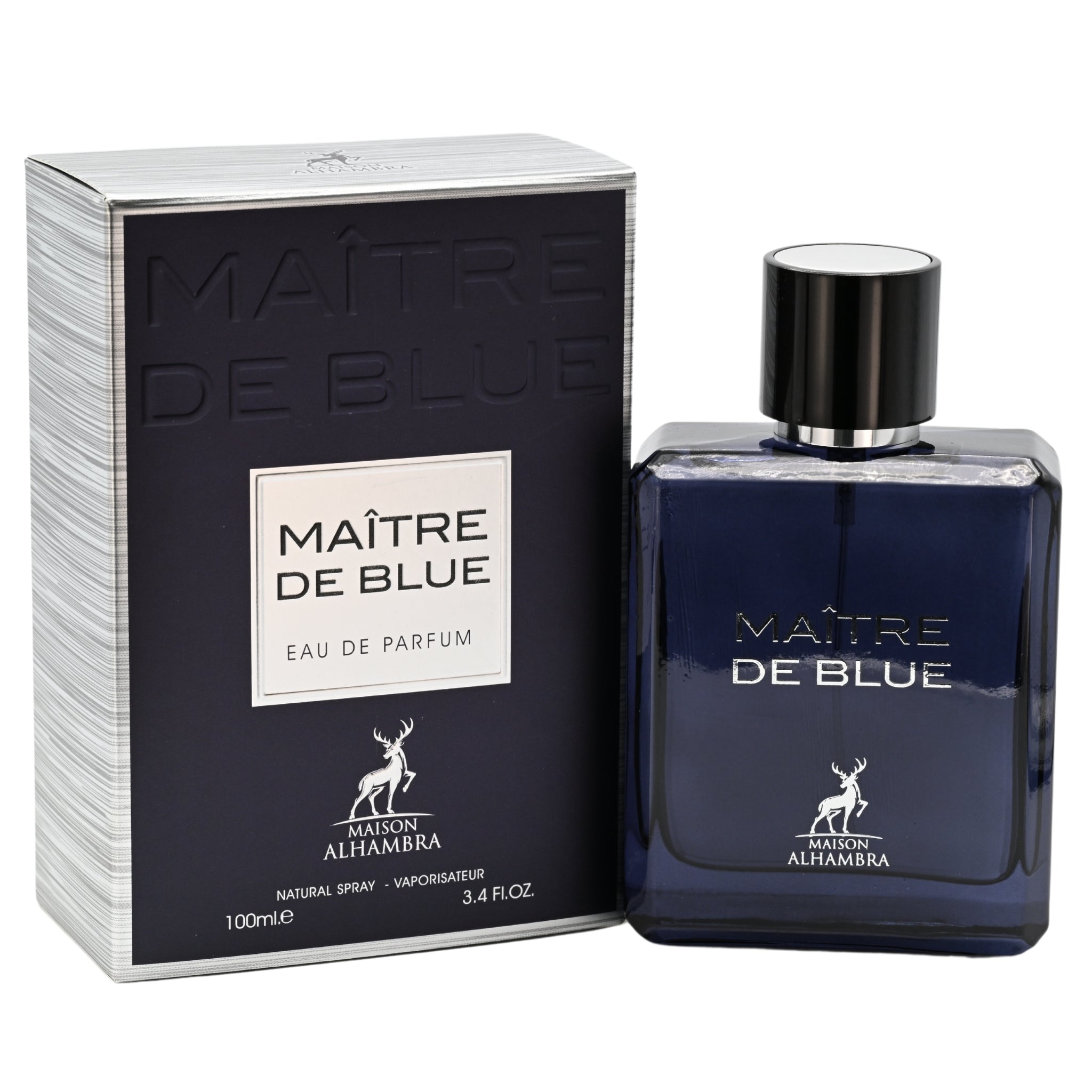 Maitre De Blue by Maison Alhambra EDP Spray for Men 3.4 oz