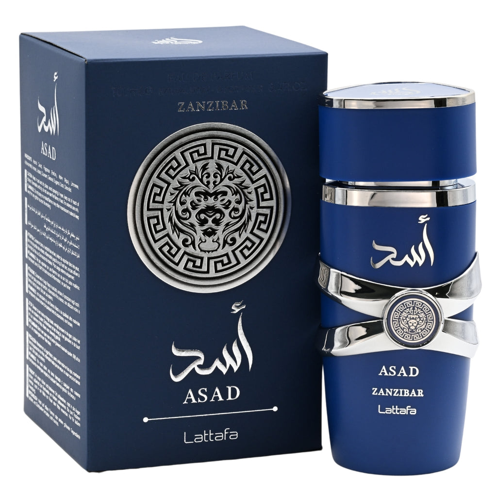 Asad Zanzibar by Lattafa Cologne for Men EDP 3.4 oz
