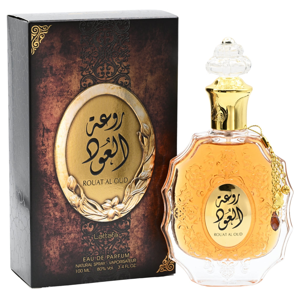 Lattafa Rouat Al Oud Unisex Eau De Parfum Spray 3.4 oz