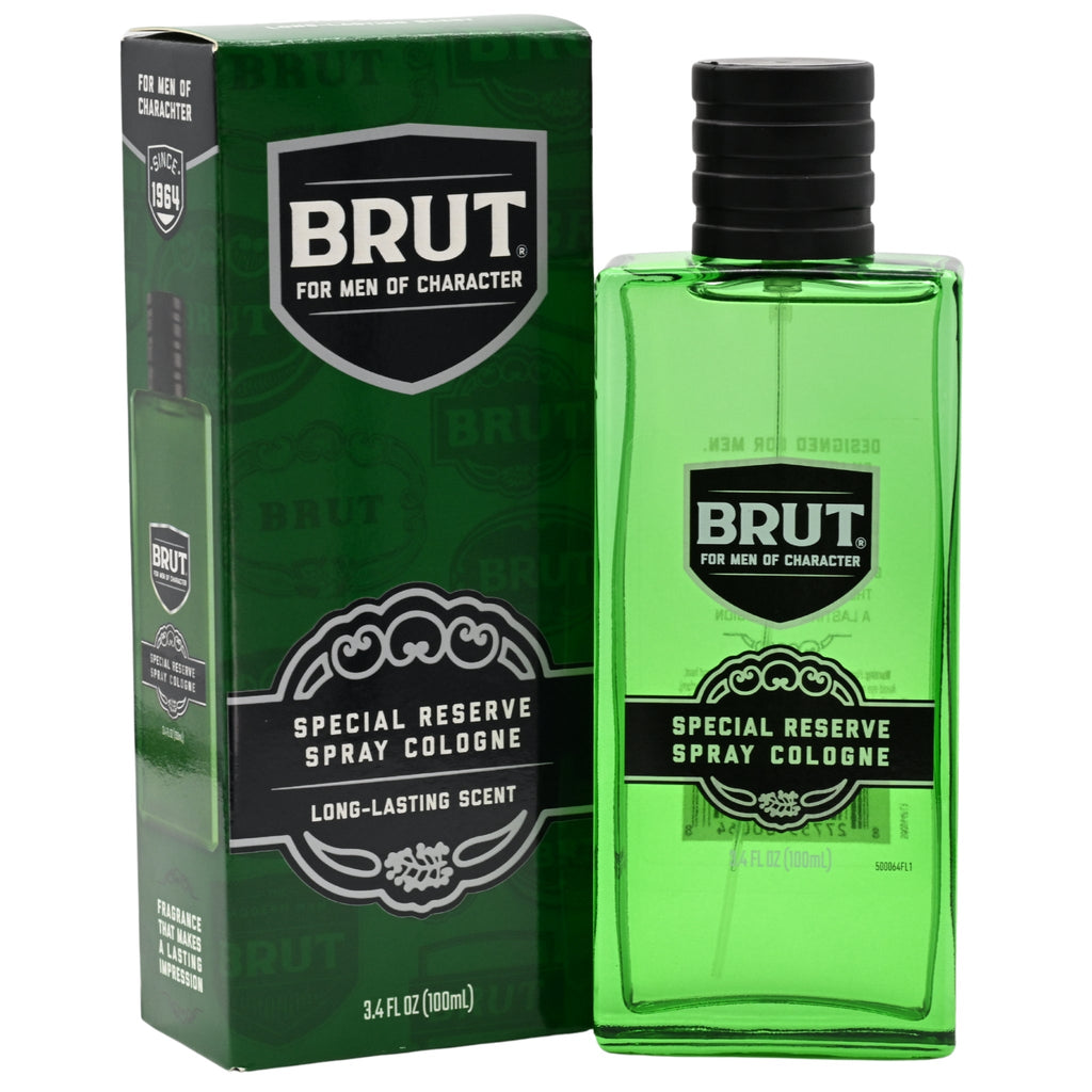 Brut Special Reserve by Faberge Spray Cologne for Men 3.4 oz