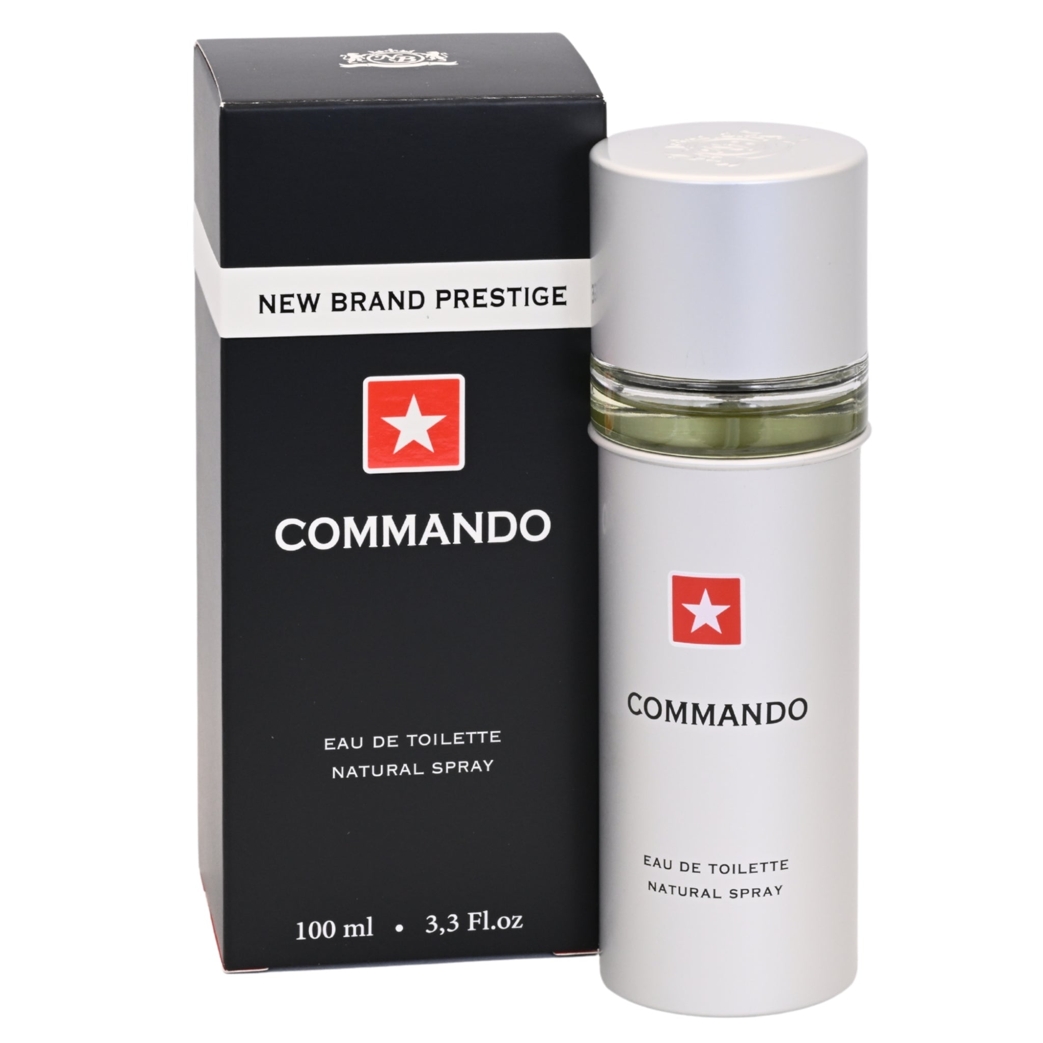 New Brand Men's Prestige Commando EDT Spray 3.3 oz