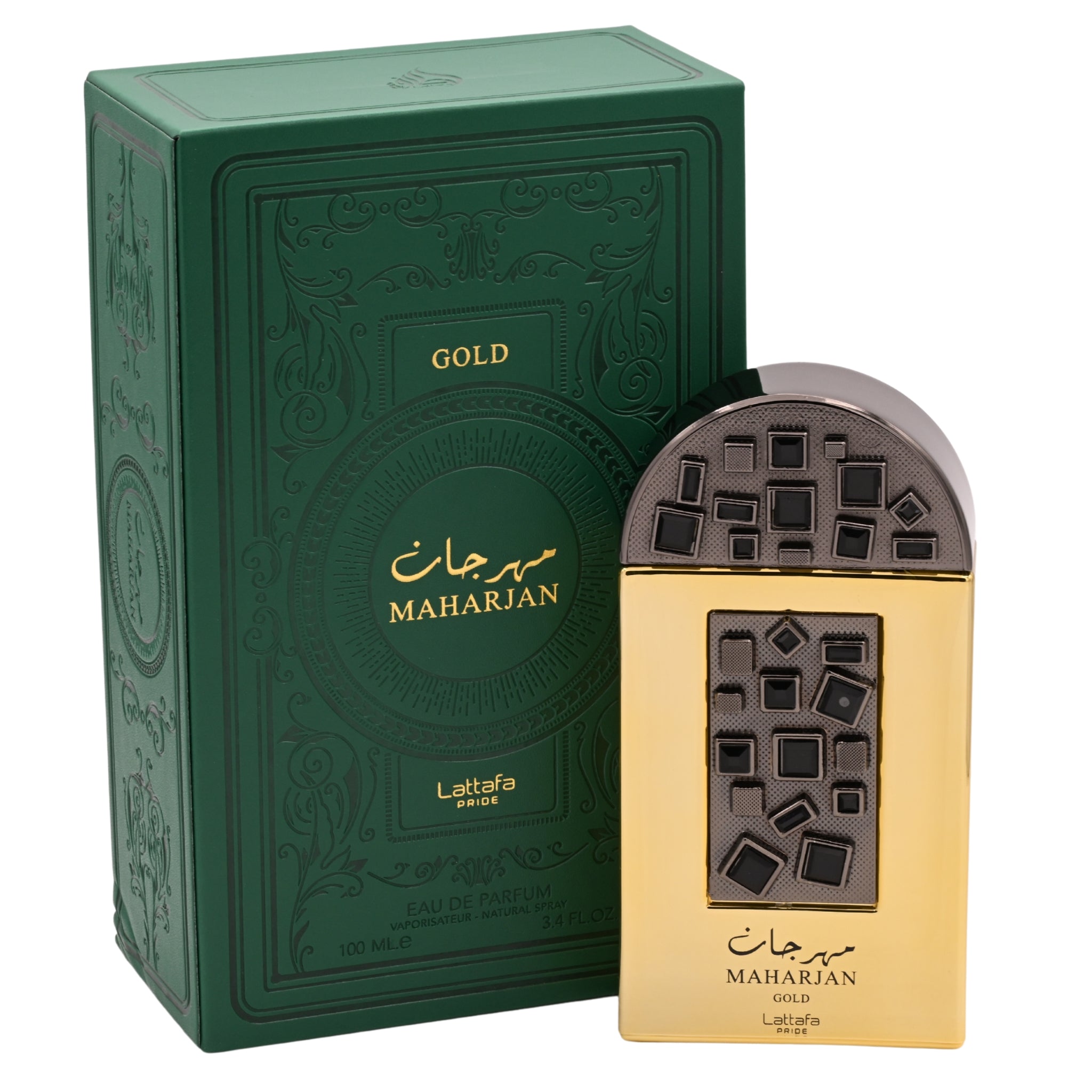 Lattafa Pride Maharjan Gold unisex Eau De Parfum Spray 3.4 oz