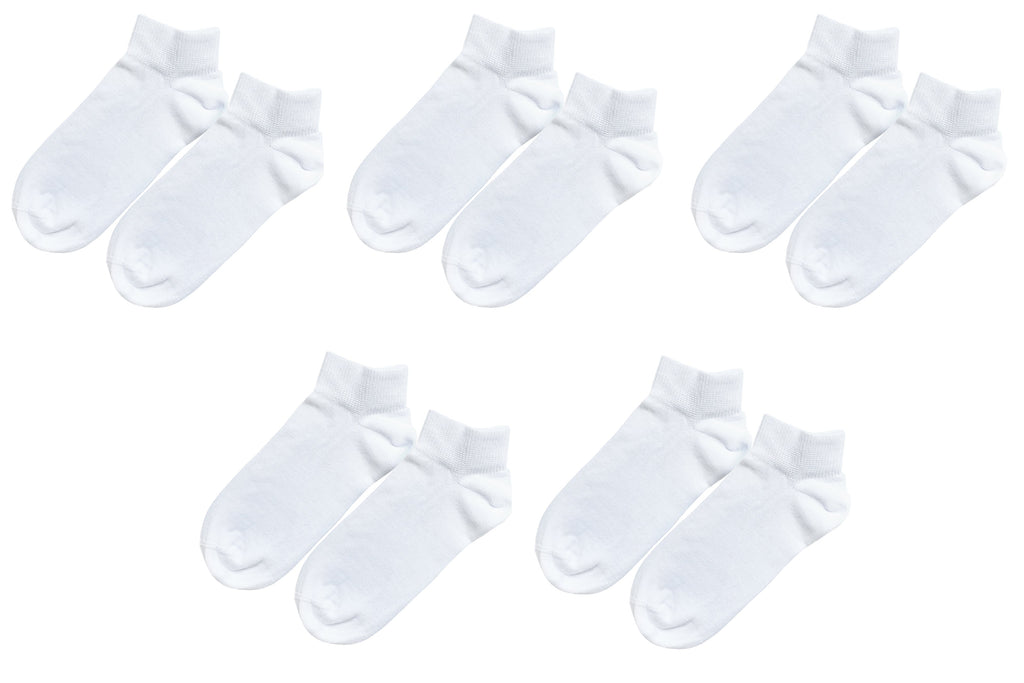 tittimitti® Kids 98% Organic Cotton Ankle Socks 5-Pack – Breathable Lightweight Socks for Active Kids