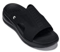 CALTO - X1657 - 2 Inches Taller (Black/Knitted Black)