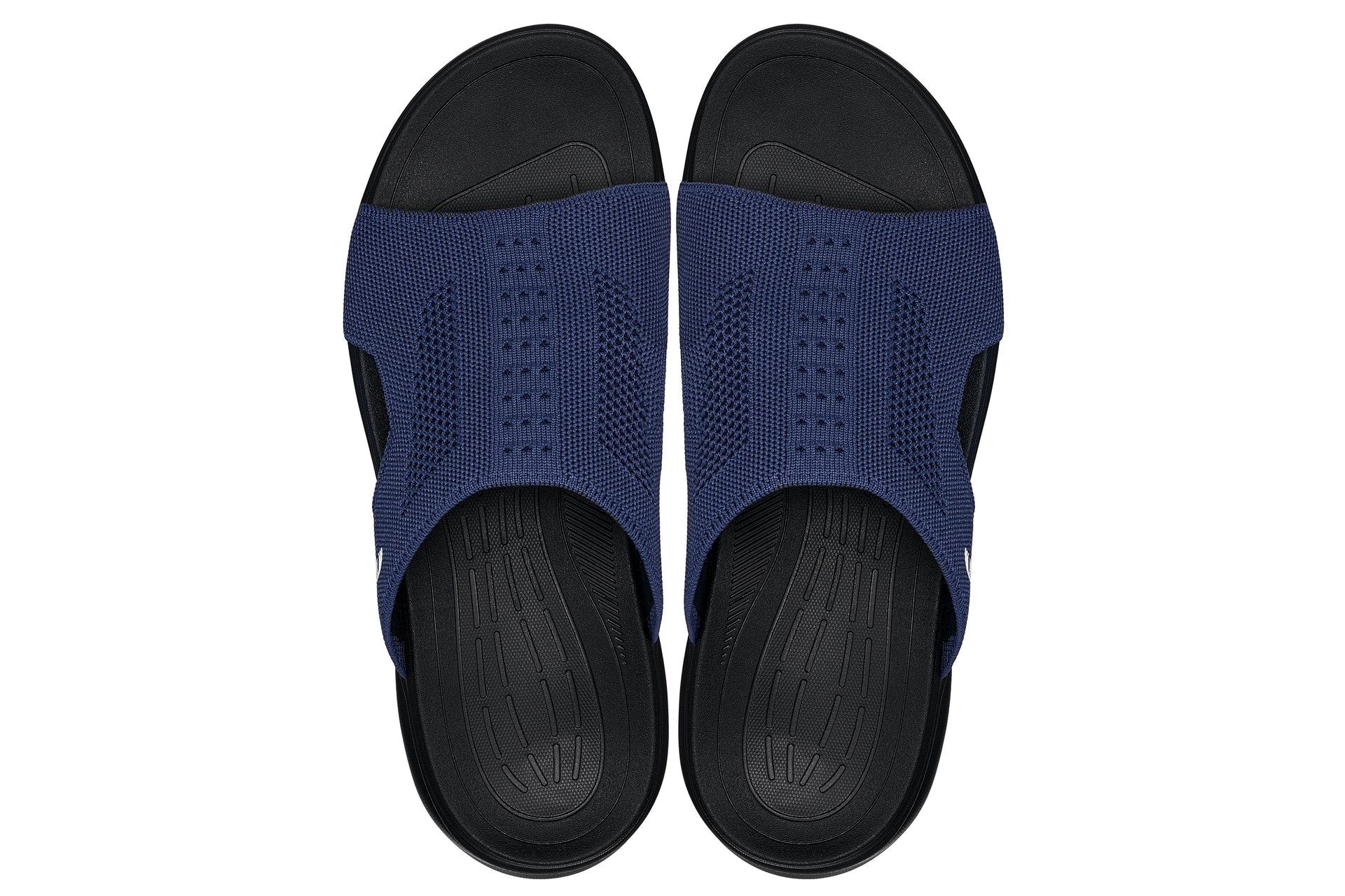 CALTO - X1659 - 2 Inches Taller (Black/Knitted Navy)