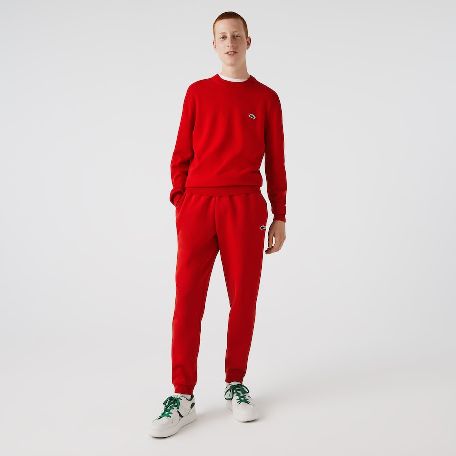 Lacoste Men's Organic Cotton Tapered Fit Sweatpants