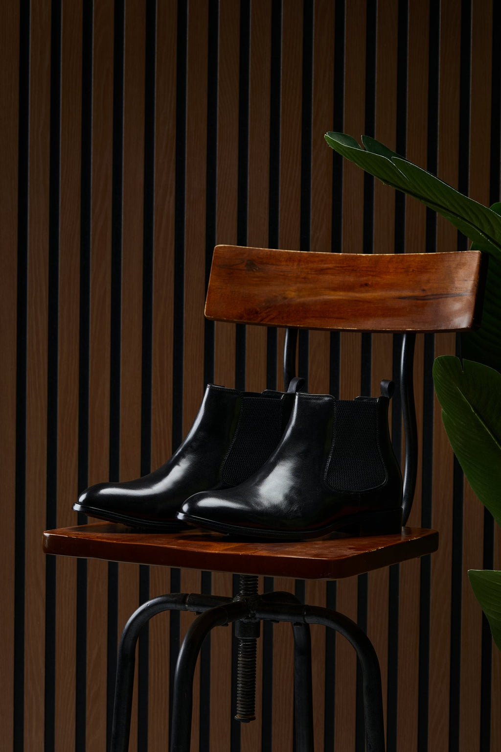 CALTO - Y72230 - 2.8 Inches Taller (Black) - Chelsea Boots
