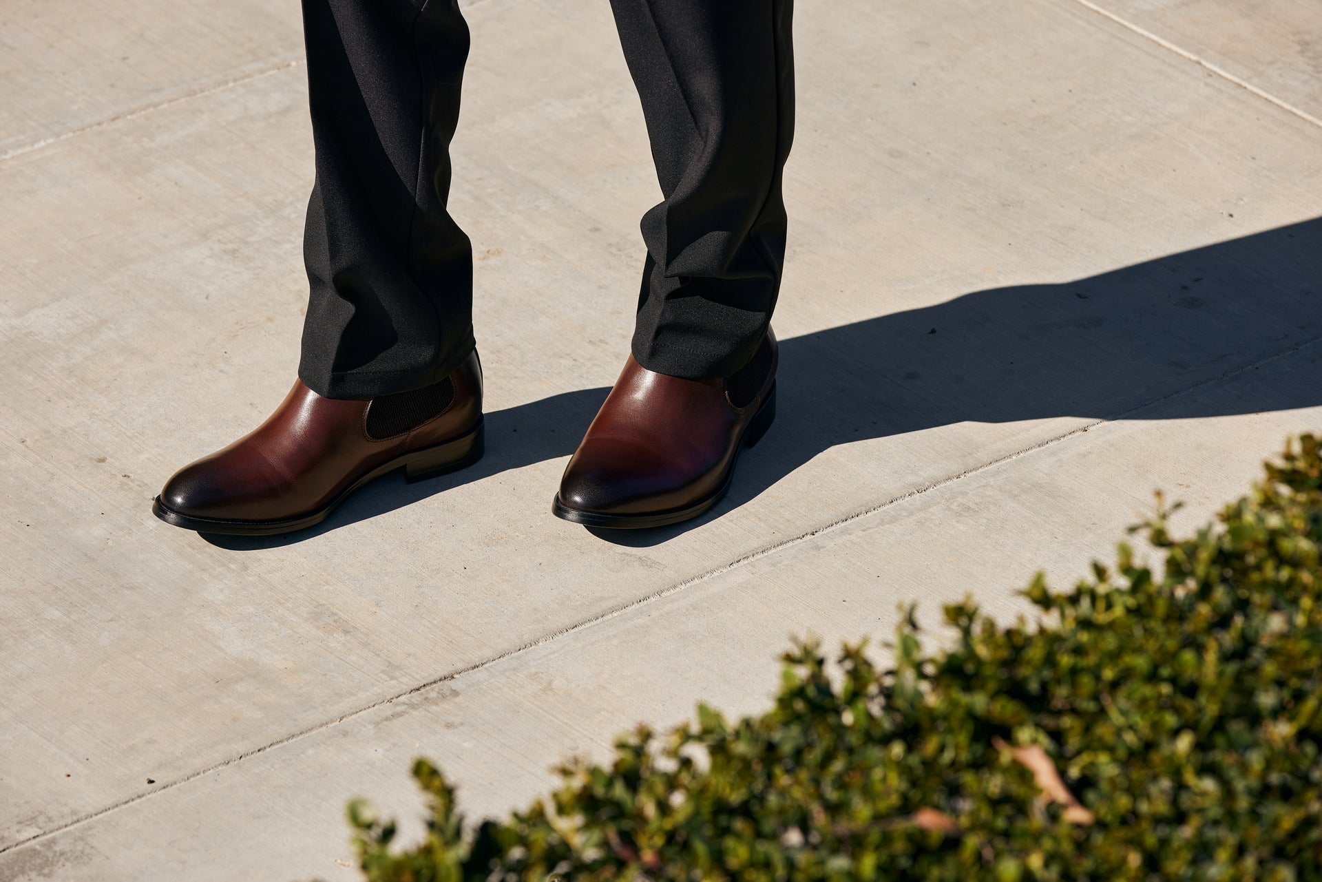 CALTO - Y72231 - 2.8 Inches Taller (Coffee Brown) - Chelsea Boots