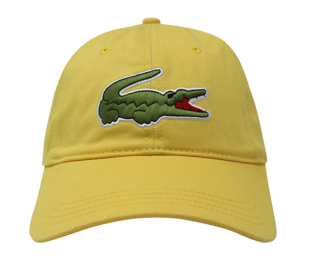 Lacoste Men's Classic Large Croc Logo Cap with Leather Strap