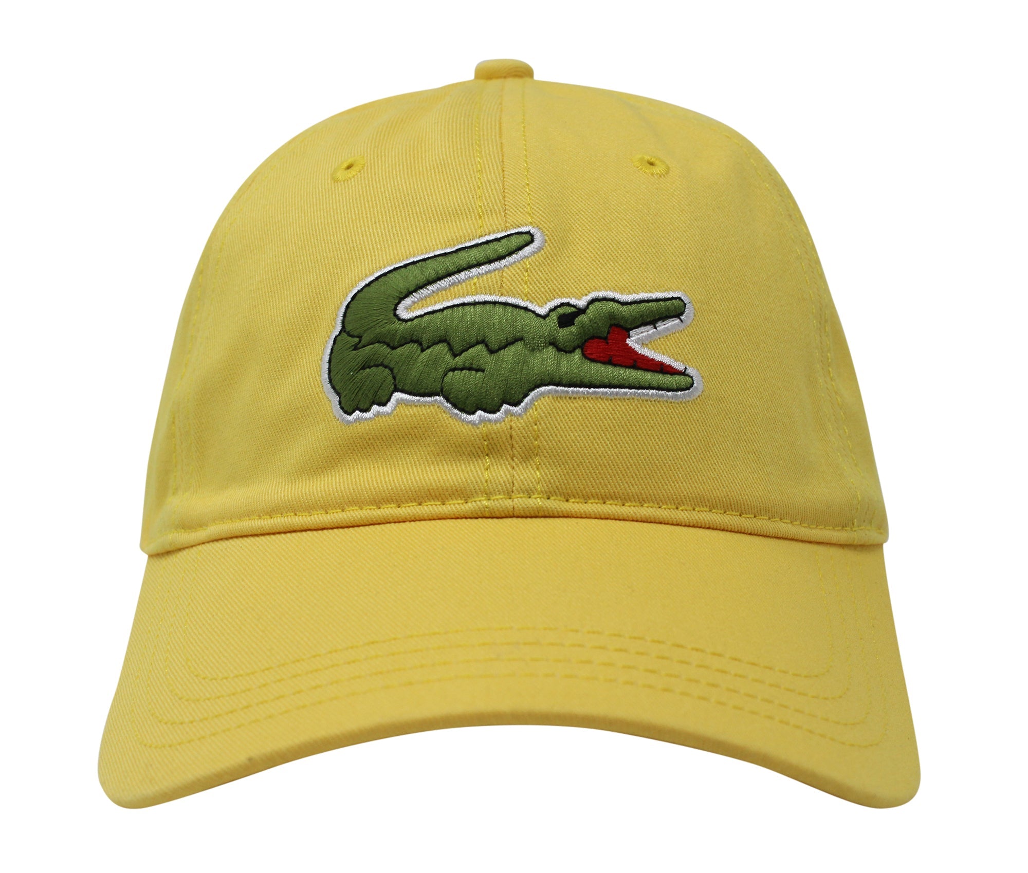 Lacoste Men's Classic Large Croc Logo Cap with Leather Strap