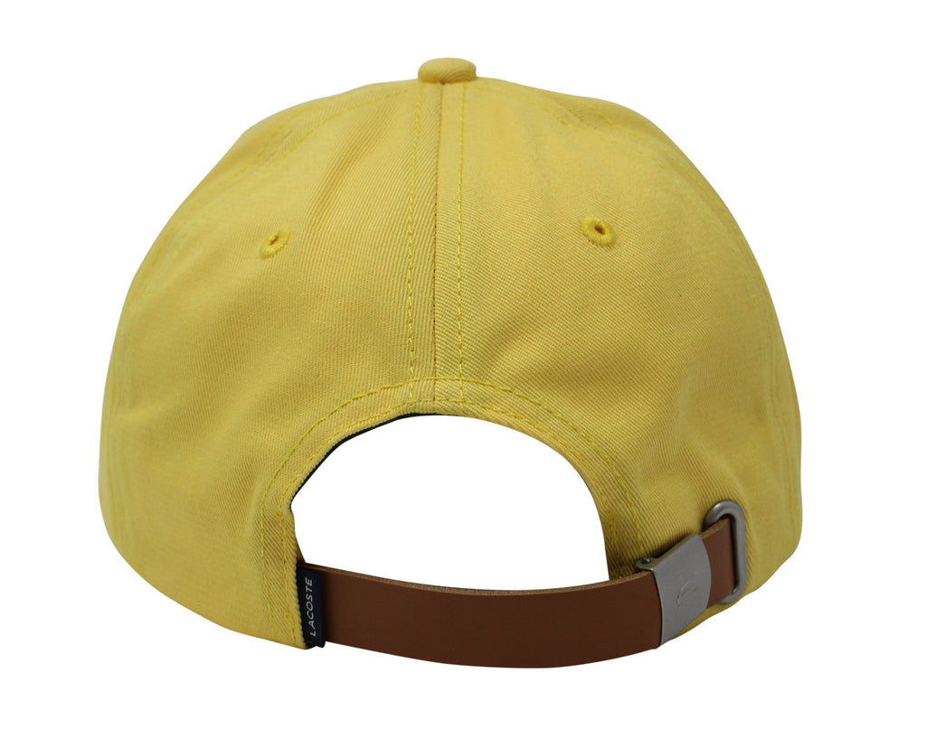 Lacoste Men's Classic Large Croc Logo Cap with Leather Strap