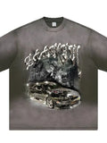 Men's Graphic Round Neck Short Sleeve T-Shirt