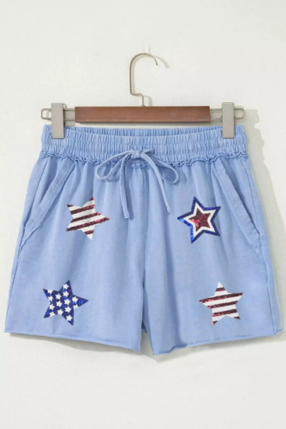 Star Drawstring Shorts