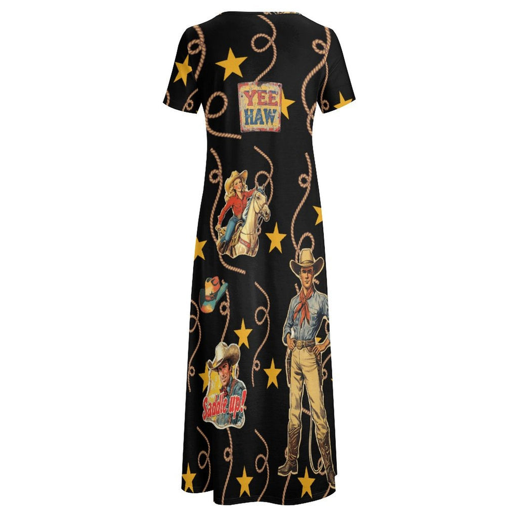 Baha Ranch Vintage Cowgirl Western Dress