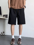 Men's Plus Size Casual Drawstring Shorts