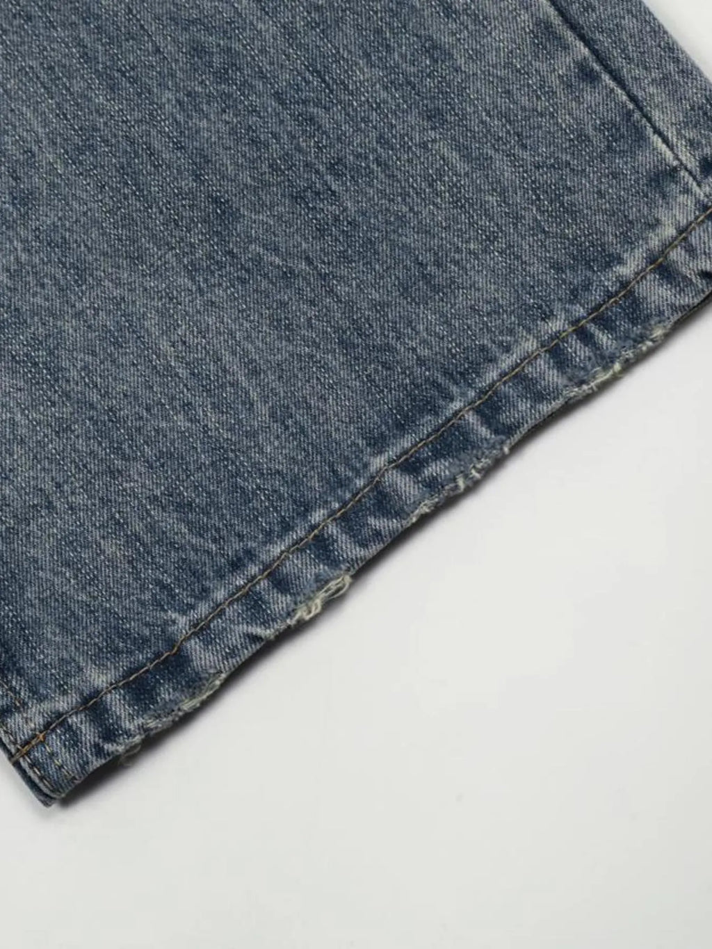 Men's Vintage Wash Distressed Jeans