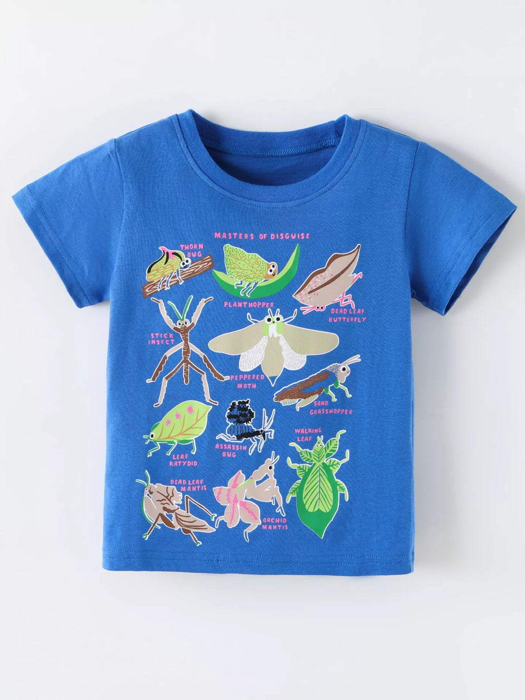 Children's Insect Print Round Neck Tee