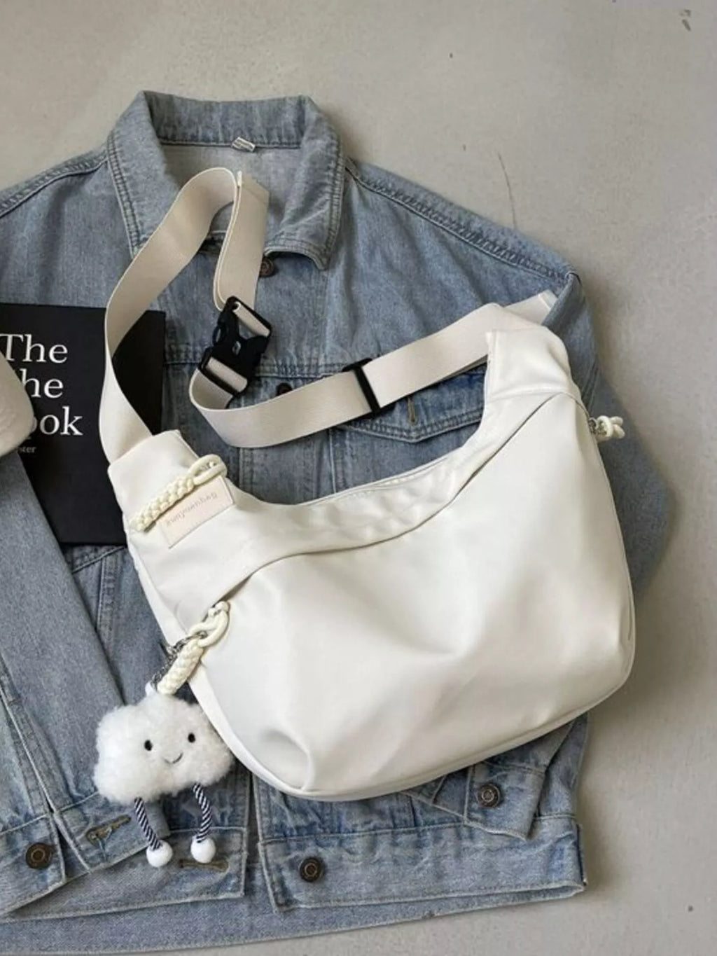 Lightweight Cloud Charm Crossbody Bag