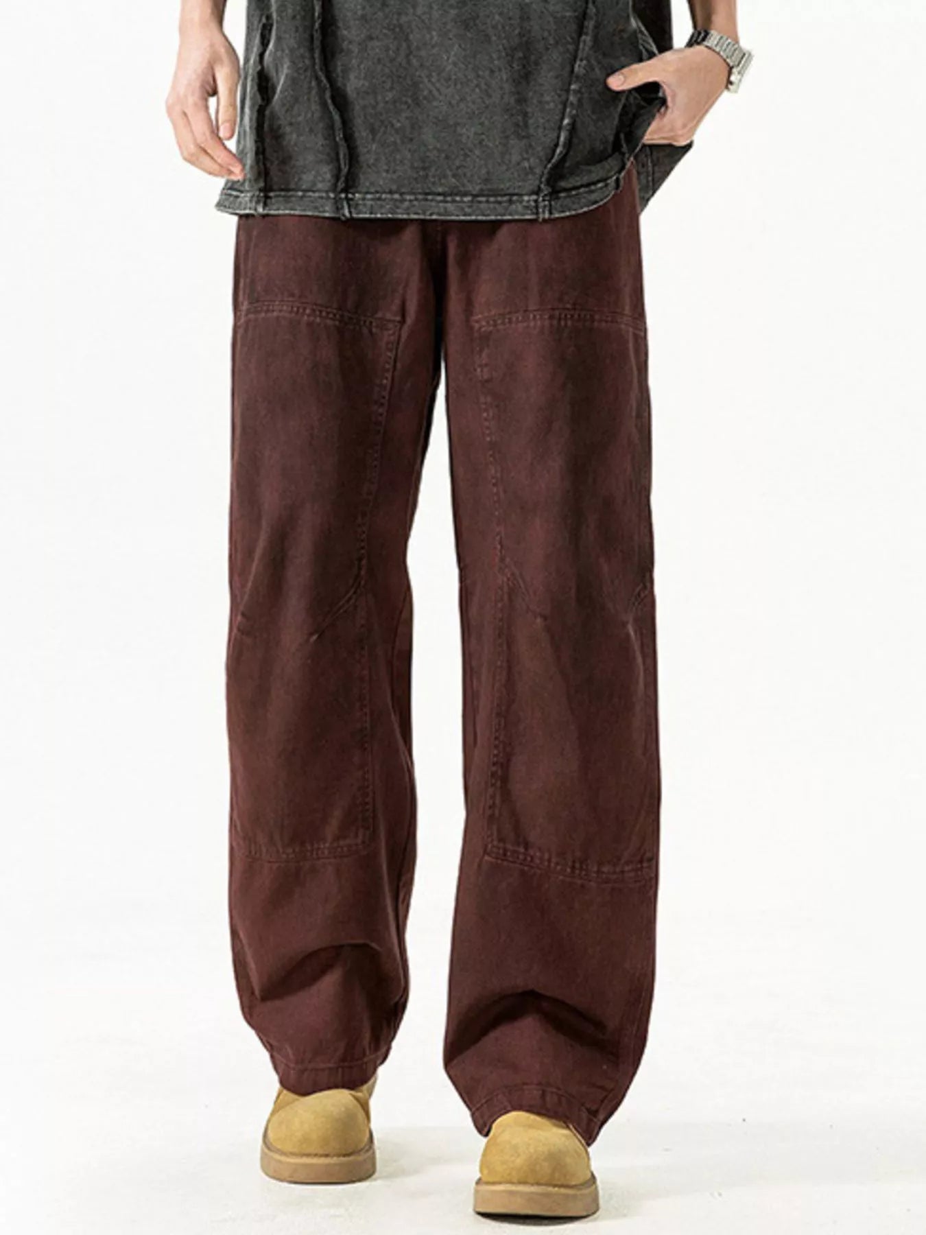 Men's Plus Size Loose Fit Casual Pants