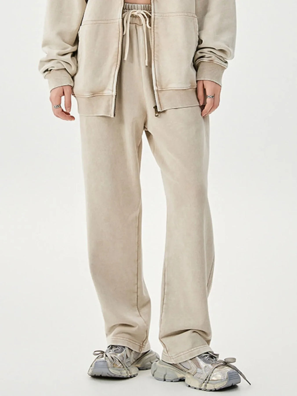 Men's Washed Relaxed Fit Sweatpants
