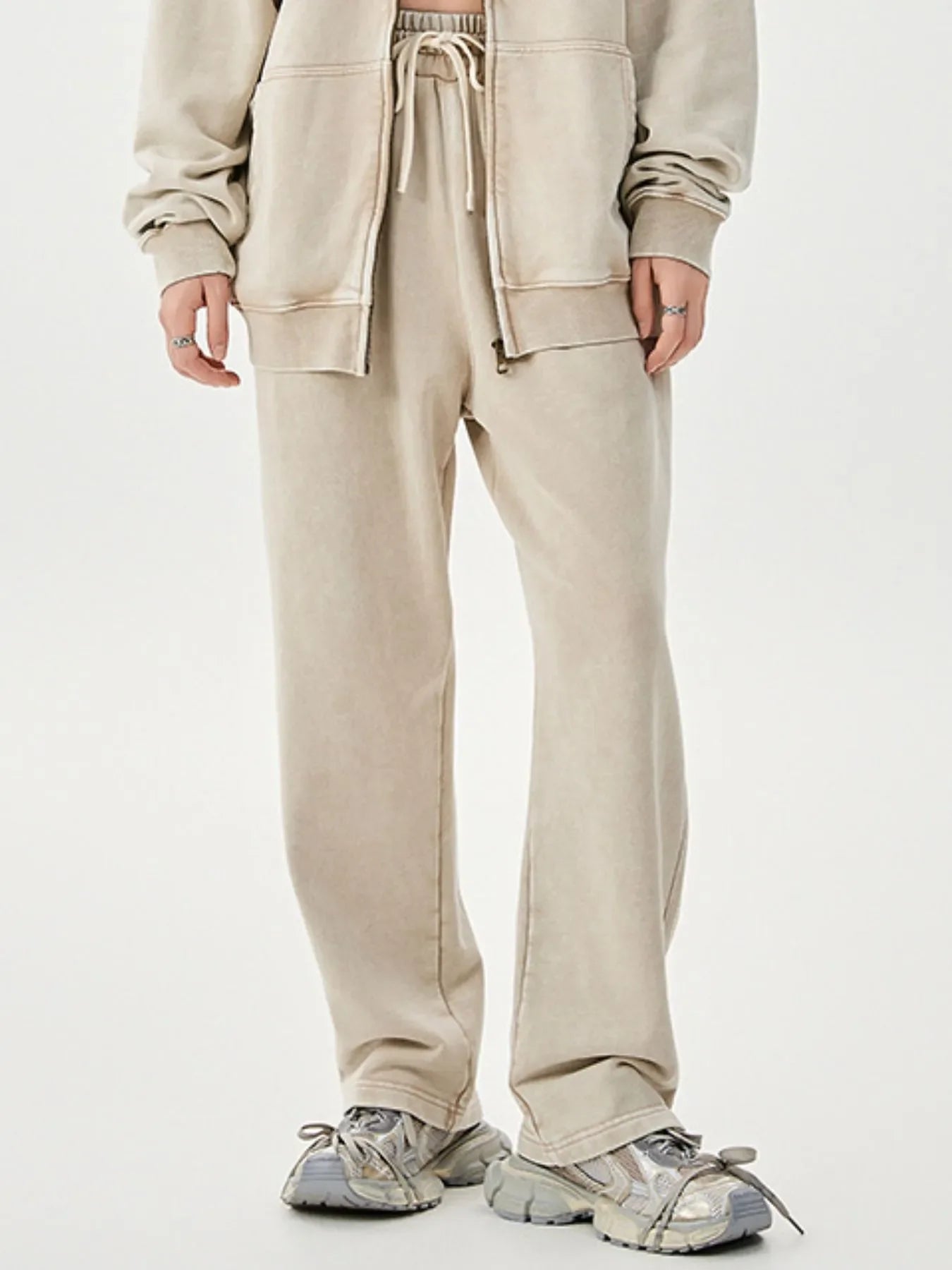 Men's Washed Relaxed Fit Sweatpants