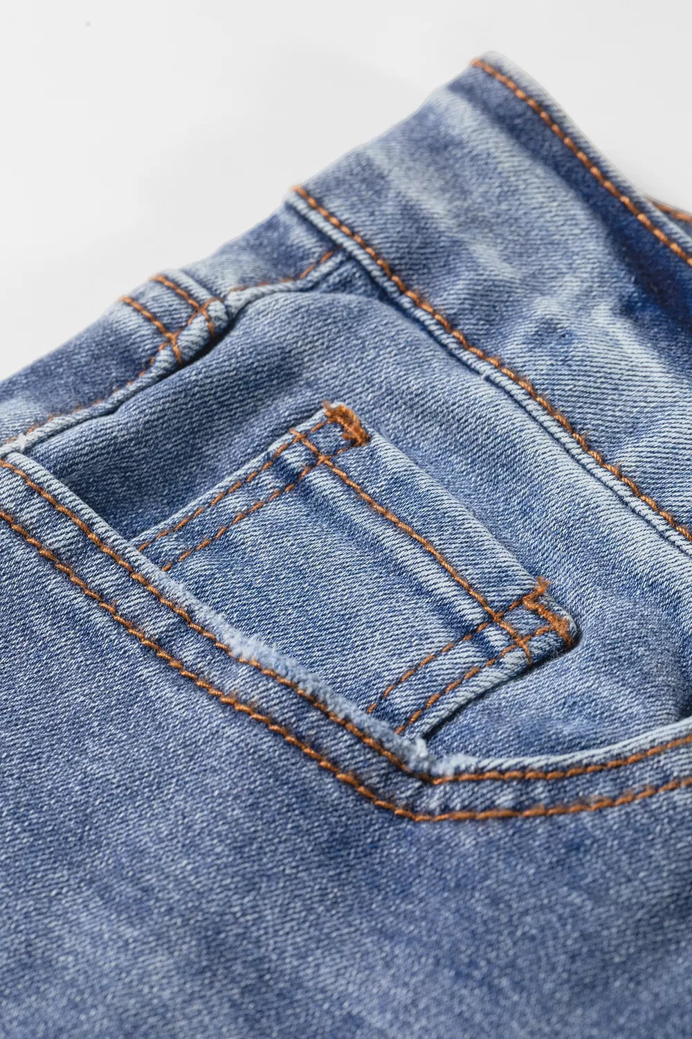 Embroidered Flare Leg Jeans