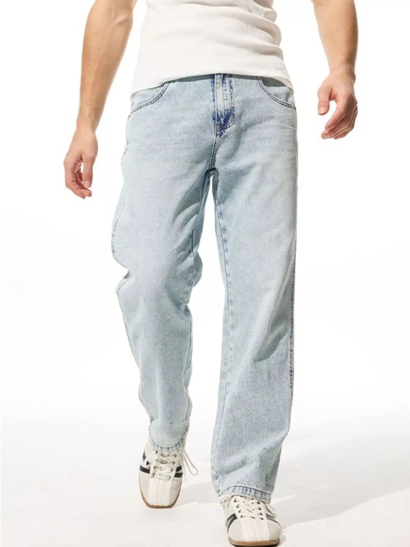 Men's Wide Leg Jeans