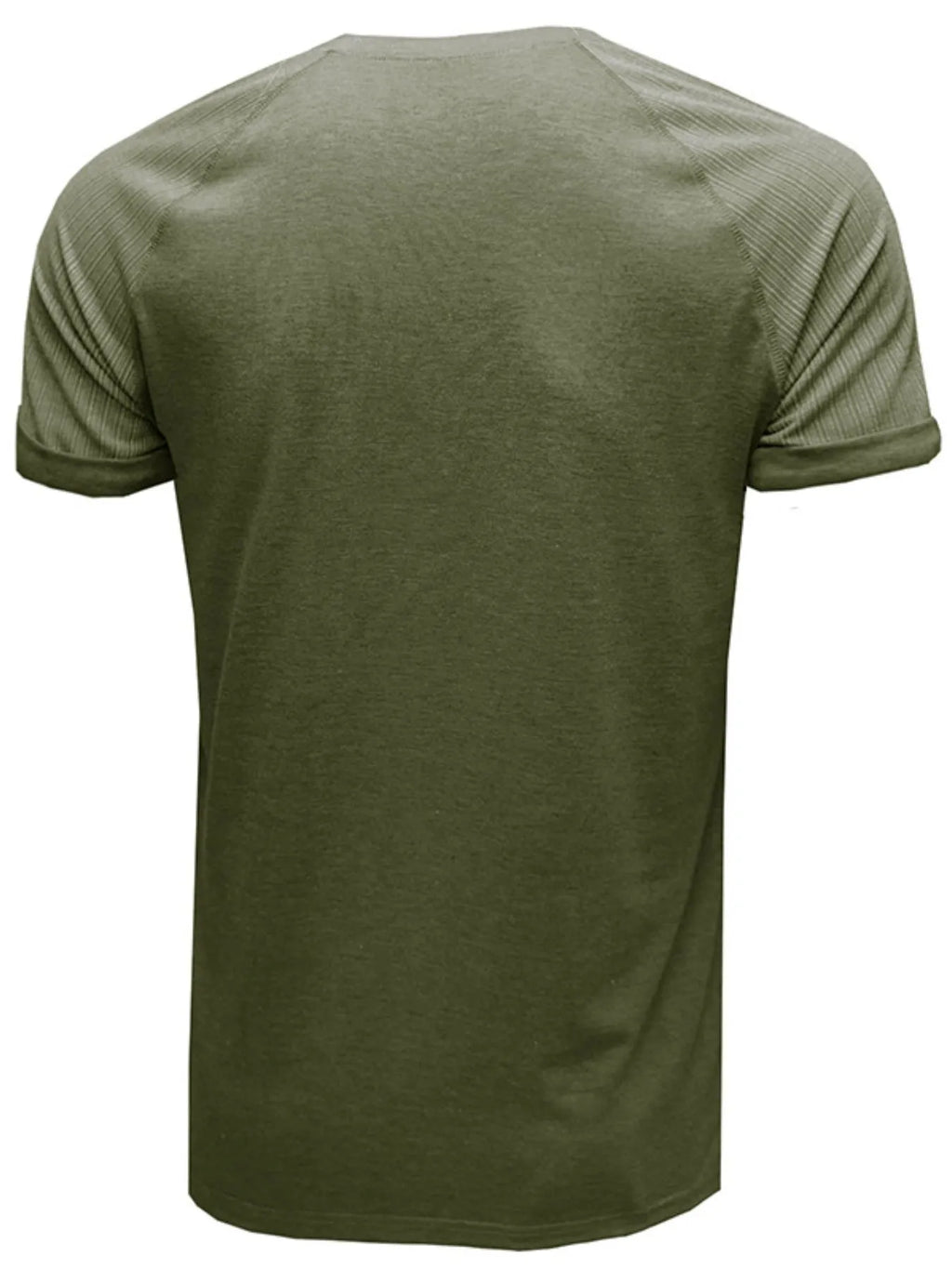 Men's Short Sleeve Henley Button Top