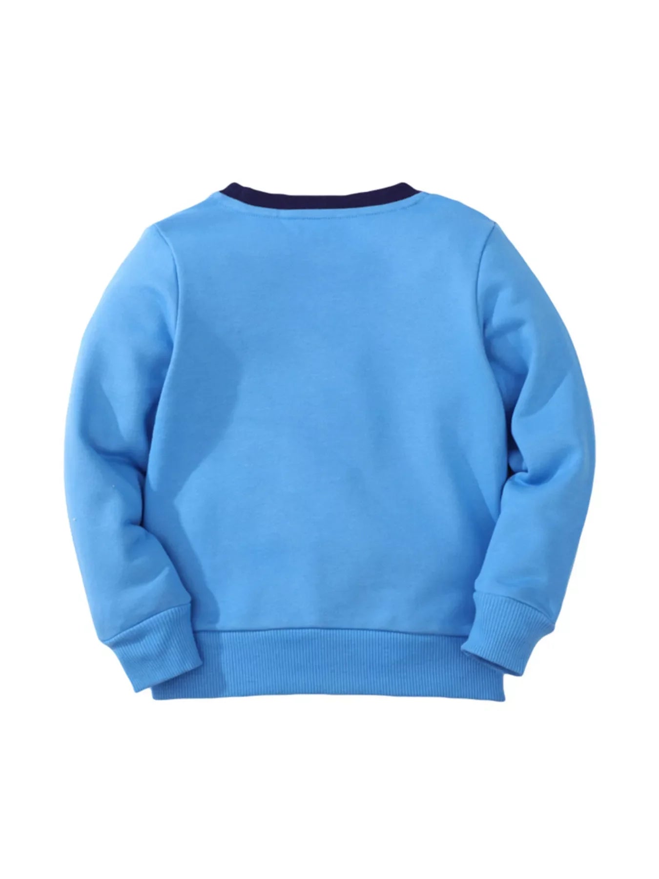 Children's Shark Print Crew Neck Sweatshirt