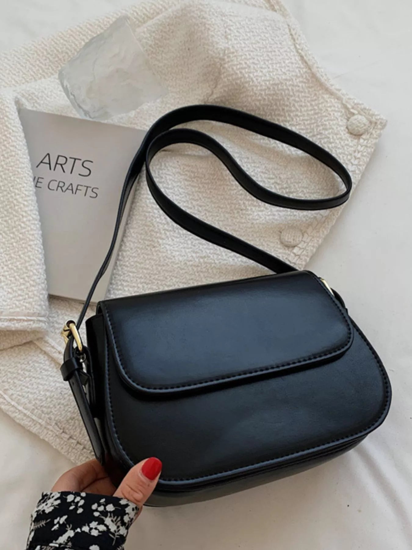 PU Leather Shoulder Bag