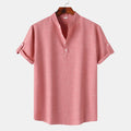 Men's Casual Roll-Up Sleeves Blouse