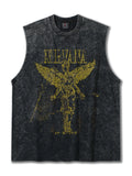 Men's Graphic Round Neck Tank