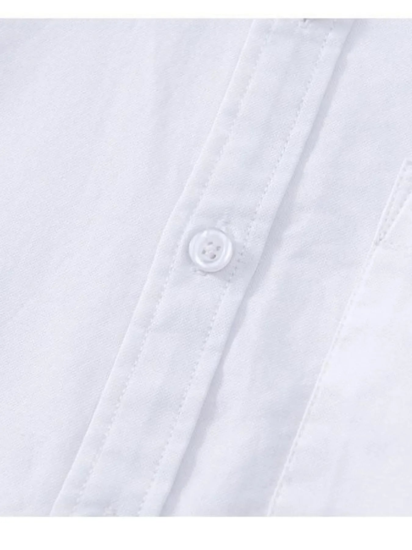 Men's Plus Size Short Sleeve Button-Up Shirt