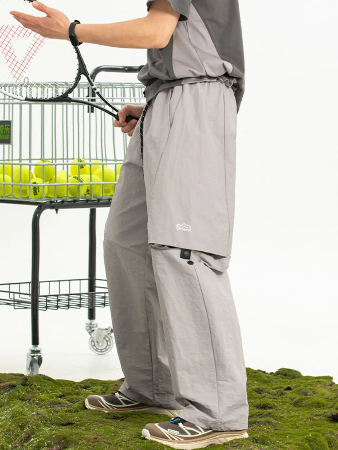 Men's Plus Size Drawstring Pants with Pockets