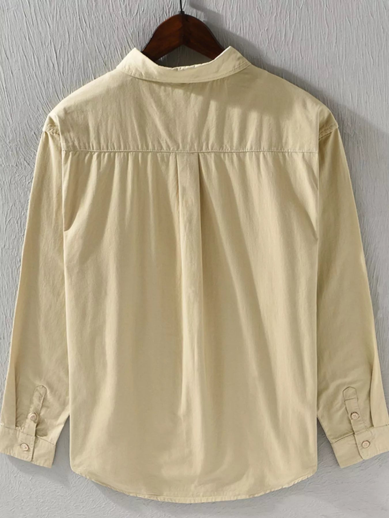 Men's Plus Size Casual Button Up Shirt