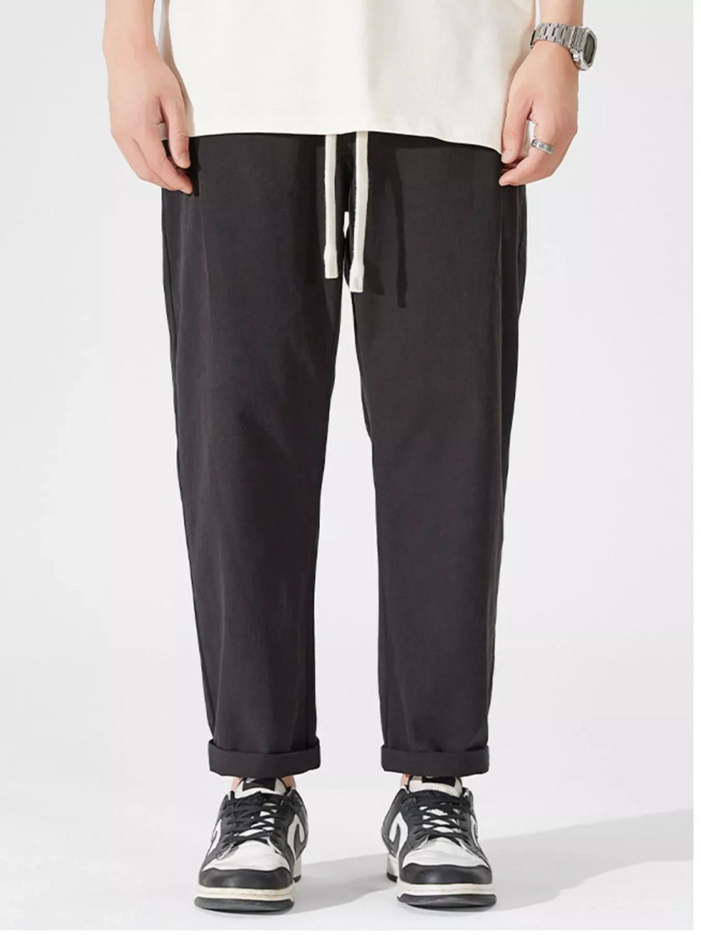 Men's Full Size Wide Leg Pants Plus Size