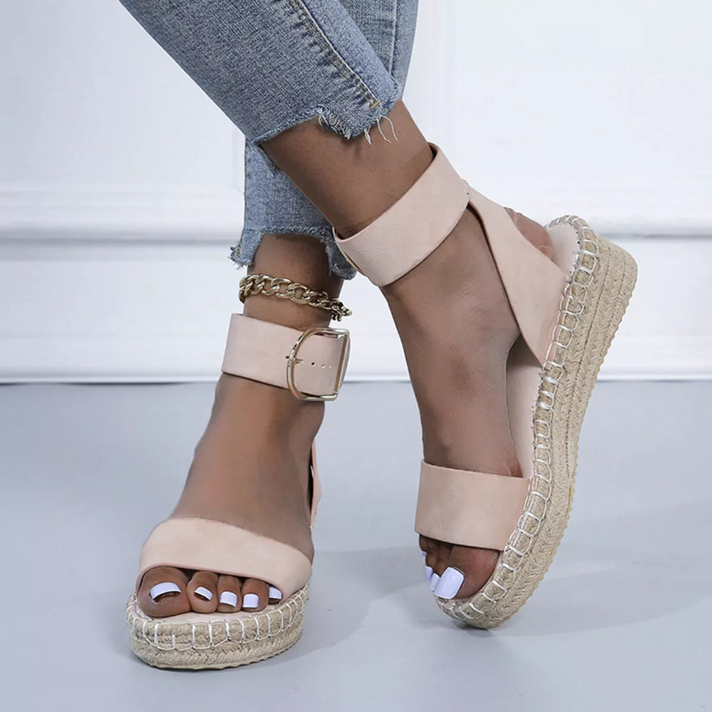 Open Toe Openwork Sandals