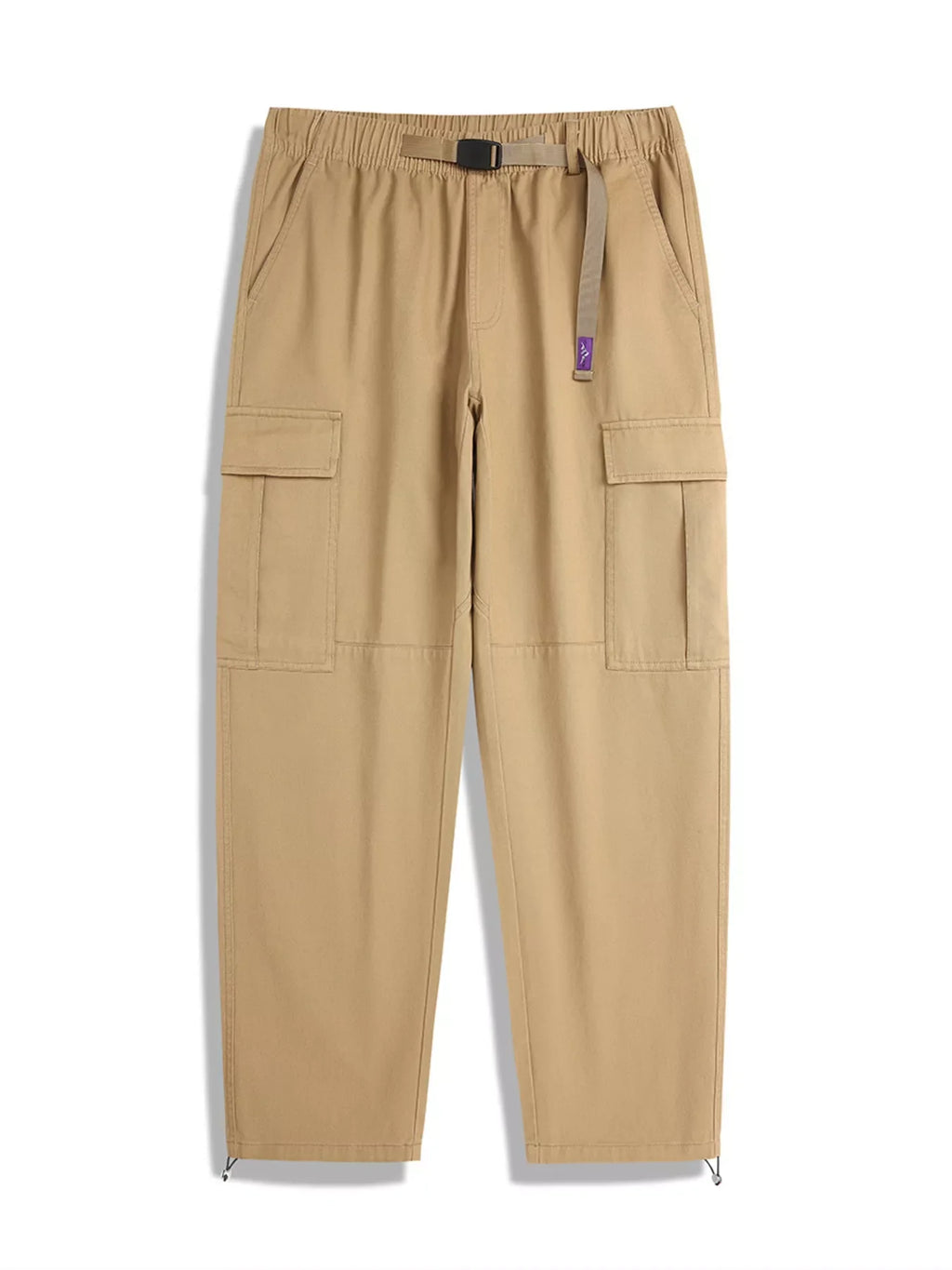 Men's Full Size Casual Cargo Pants with Elastic Waist Plus Size