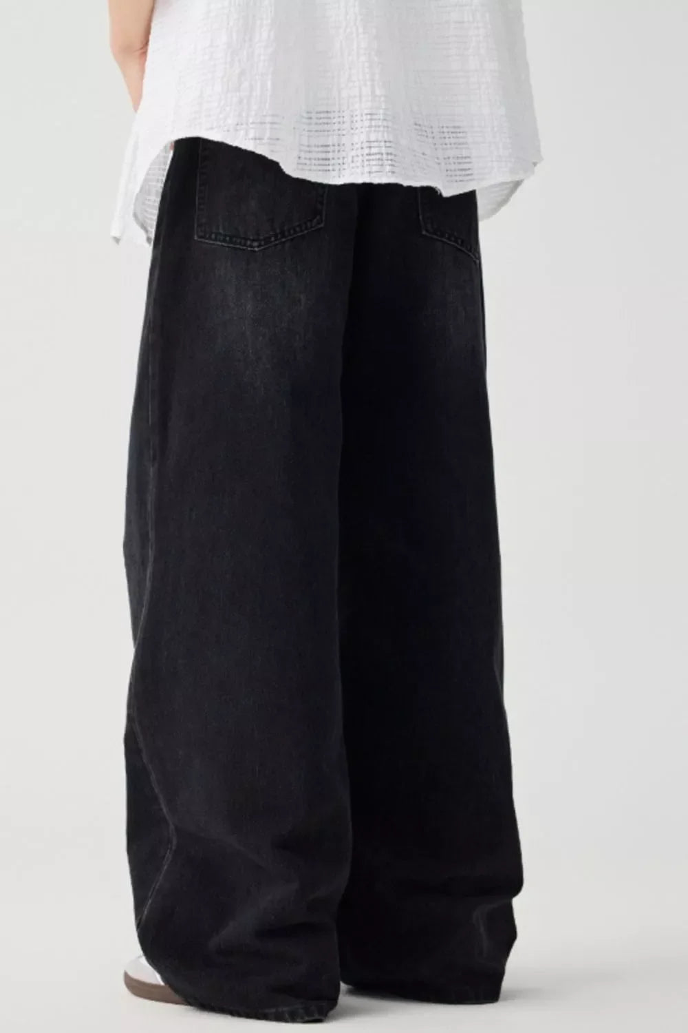 Men's Loose Fit Drawstring Jeans