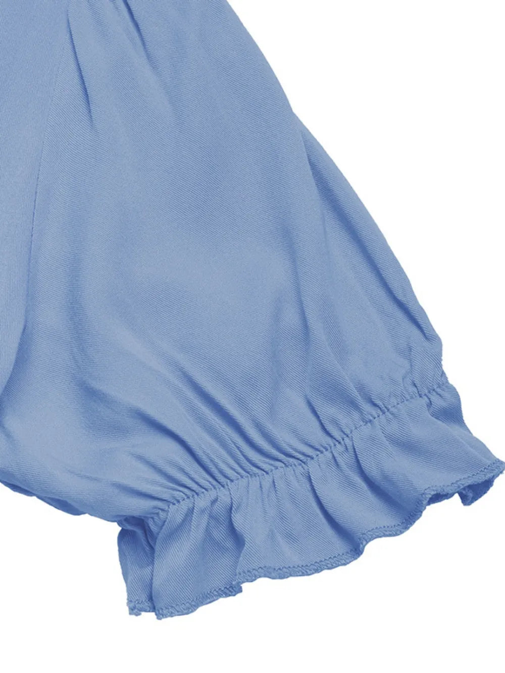 Notched Short Sleeve Tiered Midi Dress